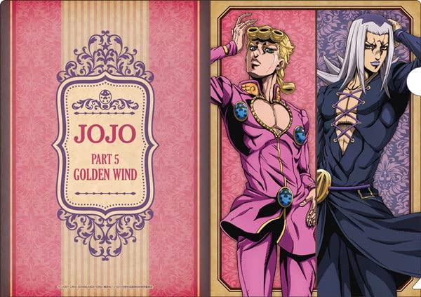 Bizarre Golden Wind Clear File Set of 2 A New Journey 2 Bucciarati Team JoJo's Adventure JoJo ver. Vol.