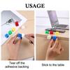 6Pcs Color  Magnetic Cable Organizer Holder Adhesive Wire Keeper Cord Cable Clips For Home Office Under Desk Management