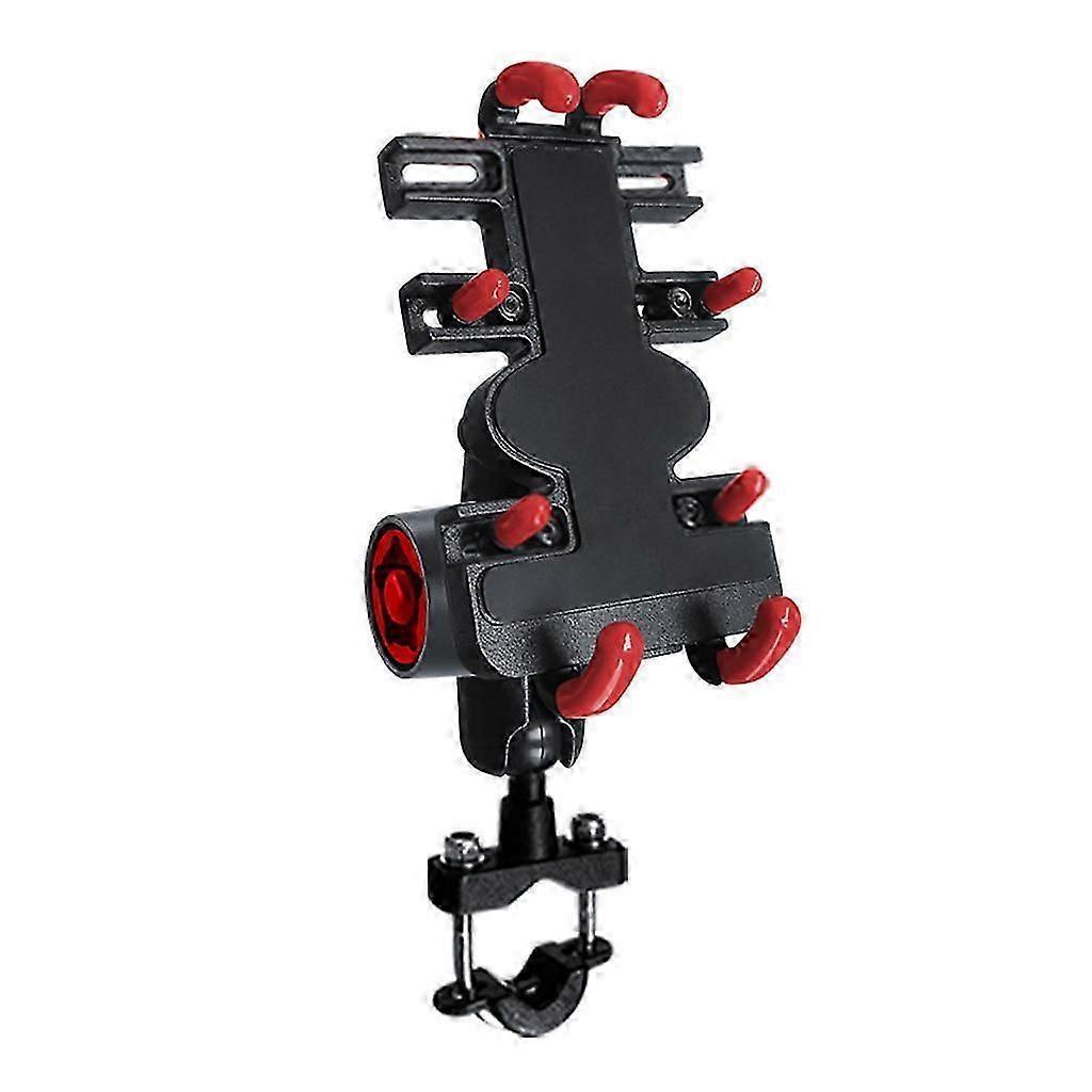 Aluminum Alloy Motorcycle Phone Mount - Universal Bike Handlebar Cell Phone Clamp, Scooter Phone Clip