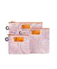 Kaneitei Pom Quilted Flat Pouch (Pink) / Recycled
