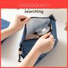Modern Minimalist Canvas Makeup Bag With Large Capacity For Travel And Daily Use