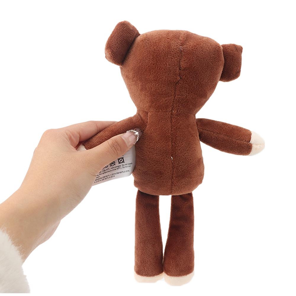 29cm Teddy Bear Plush Toy Movie Stuffed Animals Cute Coffee Bear Baby Stuffed Doll Mini Pillow Decor Soft Children Birthday Gift