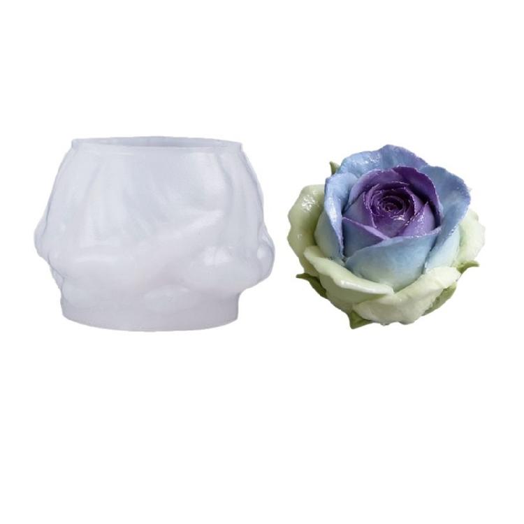 

Rose Flower Design Silicone Candle Mold High Temperature Resistance Soap Chocolate Molds Baking Accessories 1