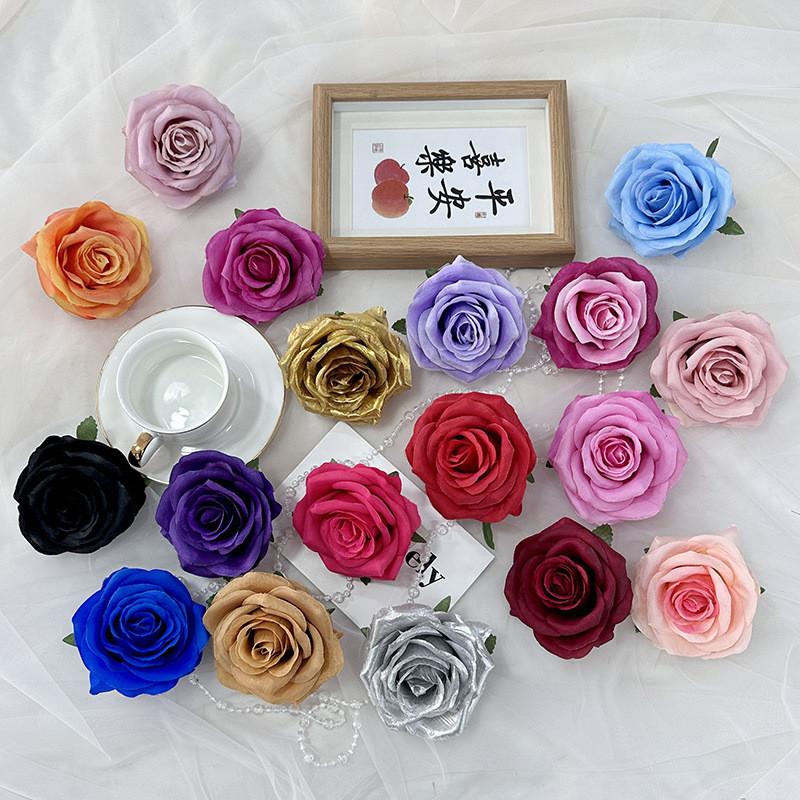 Artificial Flower Rose Wedding Hotel Restaurant Decoration Desktop Ornament