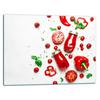 GLASS PLATE CUTTING BOARD 52x40 PEPPER