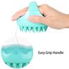 BTYMS 1 Packs Hair Scalp Massager Brush Silicone Hair Shampoo Massager Dandruff Scrubber Hair Washing Tool