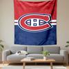Montreal Canadiens CH Logo Wandteppich, NHL Eishockey Team Kunst, Sport Wanddekoration für Schlafzimmer Wohnzimmer Man Cave