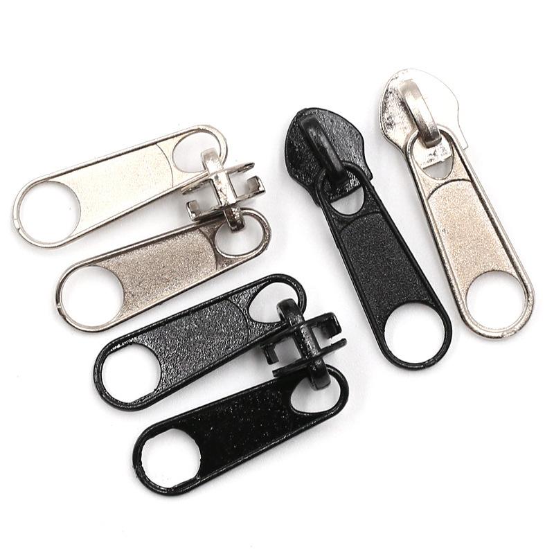 Double-Sided Nylon Zipper Head, Luggage Accessories, Clothes, Pants, Quilt Cover, Mosquito Net Zipper Metal No. 3, No. 5, No. 8, No. 10.