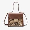 High End Niche Design Armpit Bag  New Fashionable Leopard Print Small Square Bag, Single Shoulder Crossbody Bag, Women'S Bag