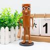 Tung Tung Sahur Brainrot Bâton en Bois Jouets Créatifs Décoration de Bureau Ornements de Collection Poupée Drôle Cadeau