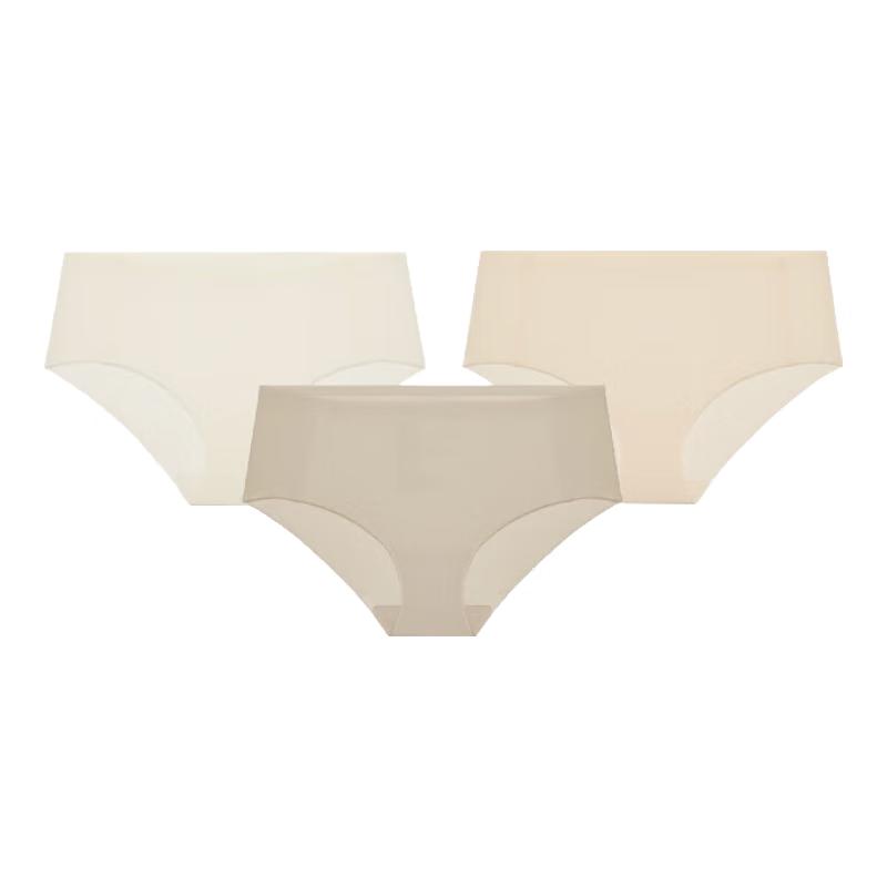 

NEIWAI Women s Cloud Seamless Mid-Waist Panties (3-Pack) One Size