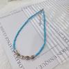 Elegante Perlenkette Einzigartiger Muschelperlen-Choker Schlüsselbein-Kette für Damen Modeschmuck Geschenk Dopamin-Kette