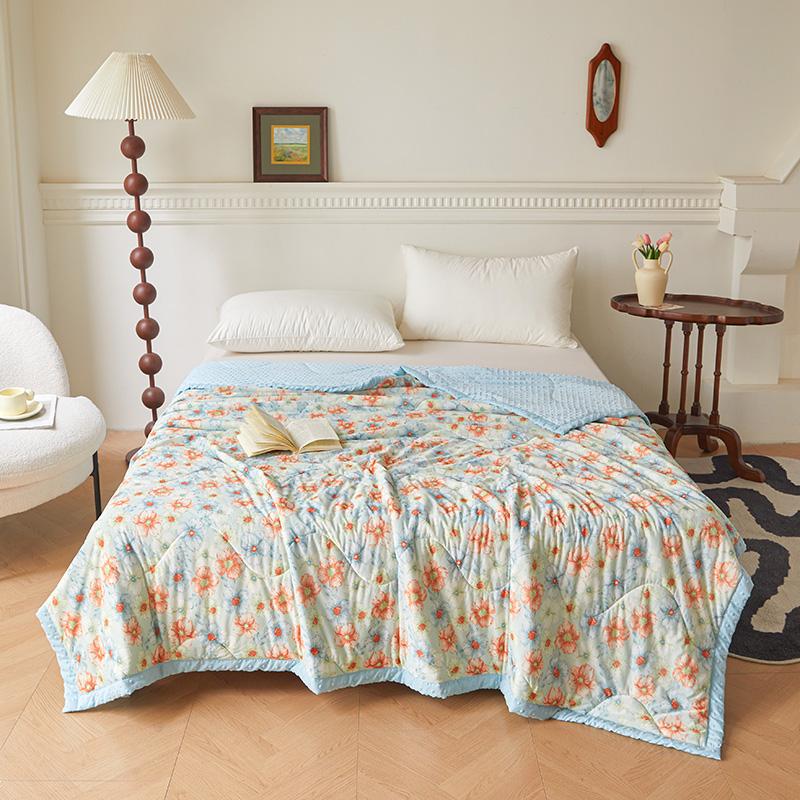 

1 шт., прохладное одеяло, приятное для кожи, простое стильное одеяло, домашнее стеганое одеяло, одноместное/размер королевы, покрывало edredones Single 150x200cm 1pc