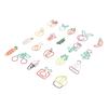 100PCS Set Marking Document Organizing Clip Multiple Cute Shapes Metal Paper Clip
