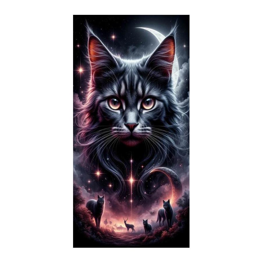 Black Cat Large Size Diamond Painting New Collection Animals Diy Full Square Round Drill Rhinestone Embroidery Mosaic Cross Stitch Kits
