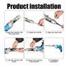 Square Hole Drill Bit Hole Saw Mortising Chisel Drill Bits Professional Drill Bit Adapter For Carpentry Smooth Drilling