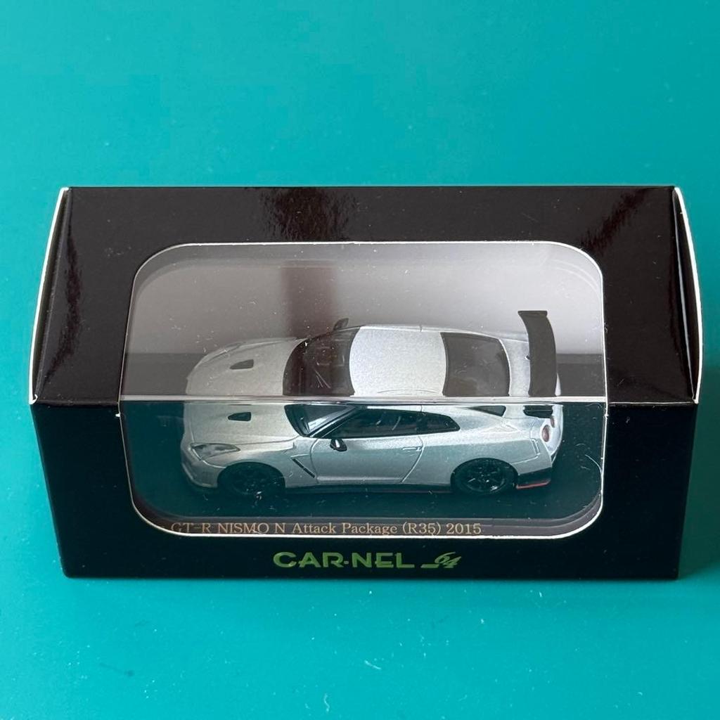 CAR.NEL 1/64 GT-R NISMO N Attack PKG Silver