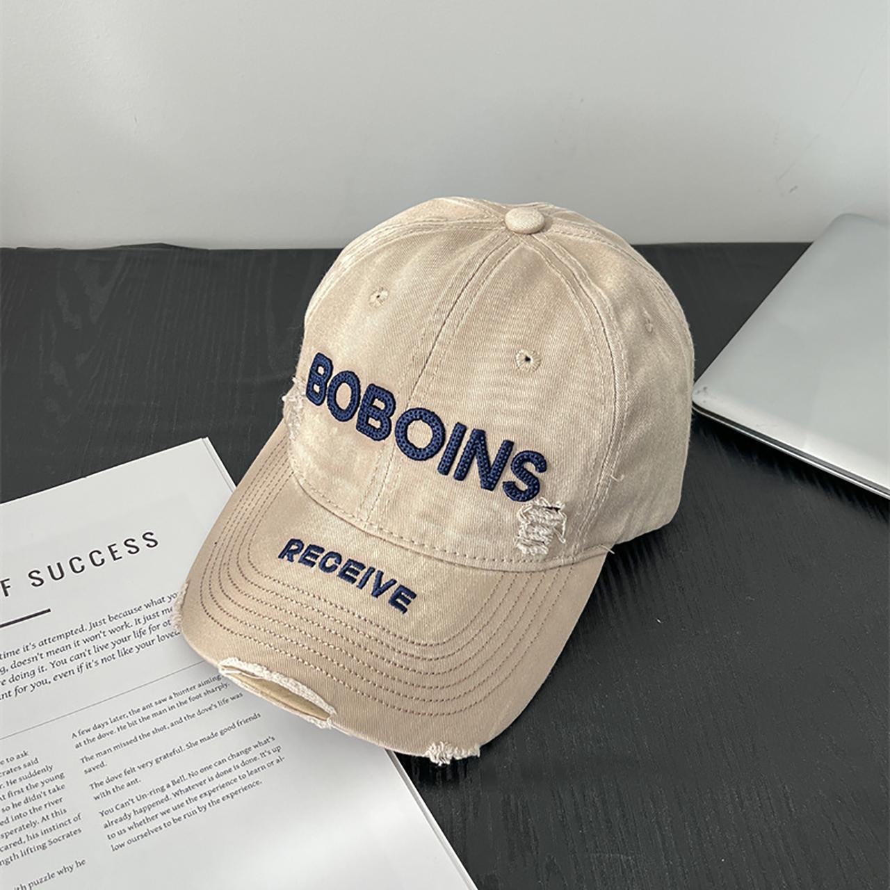 

Letter Embroidery Baseball Hat for Men Women Fashion Washed Cotton Solid Color Adjustable Peaked Cap Unisex Retro Sunshade Hat Adjustable хакі