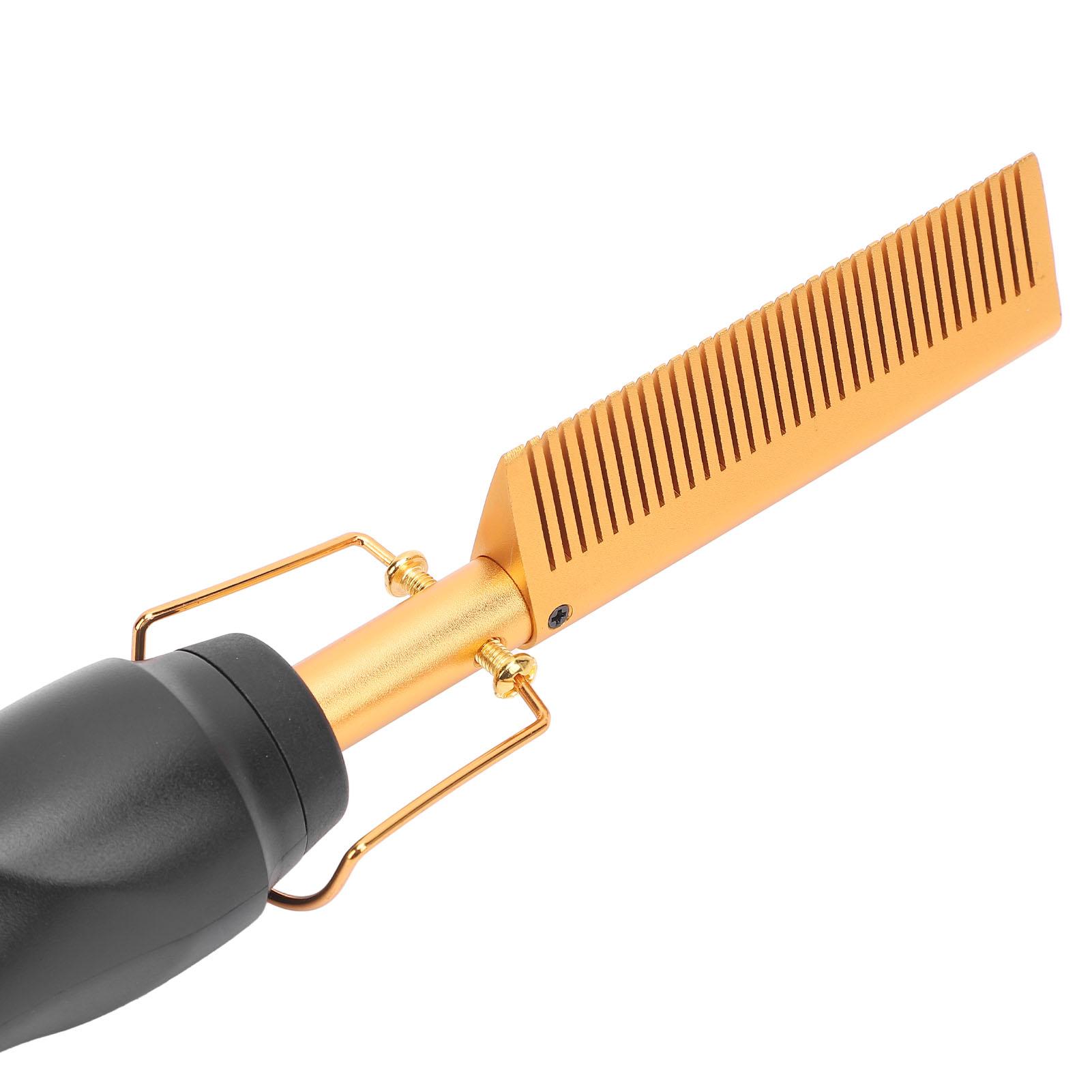 

Горячая расческа для влажных и сухих волос, медная электрическая расческа с подогревом, многофункциональная плойка 2 в 1 для волос AU PLUG