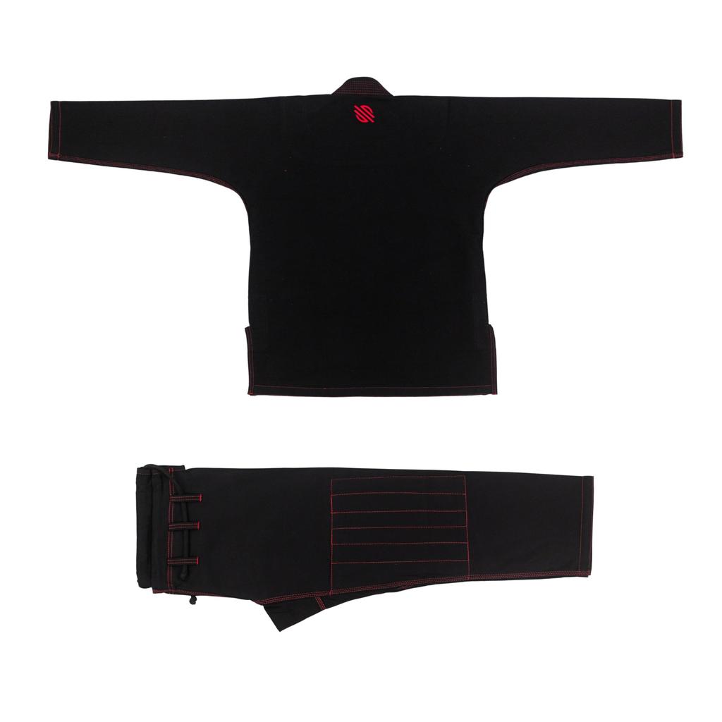 Sanabul Essentials V.2 Ultra-Lightweight BJJ Jiu-Jitsu Gi with Pre-Shrink Fabric (Black, A3)
