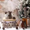 6PCS Multicolor Christmas Hanging Decoration Wood Festive Gift  Winter Holiday