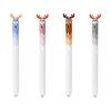 12 Pièces Stylos Roller à Encre 0,5 mm Pointe Fine Pour Examens Bureau École Écriture Fluide Séchage Rapide Stylo Gel à Clic Set