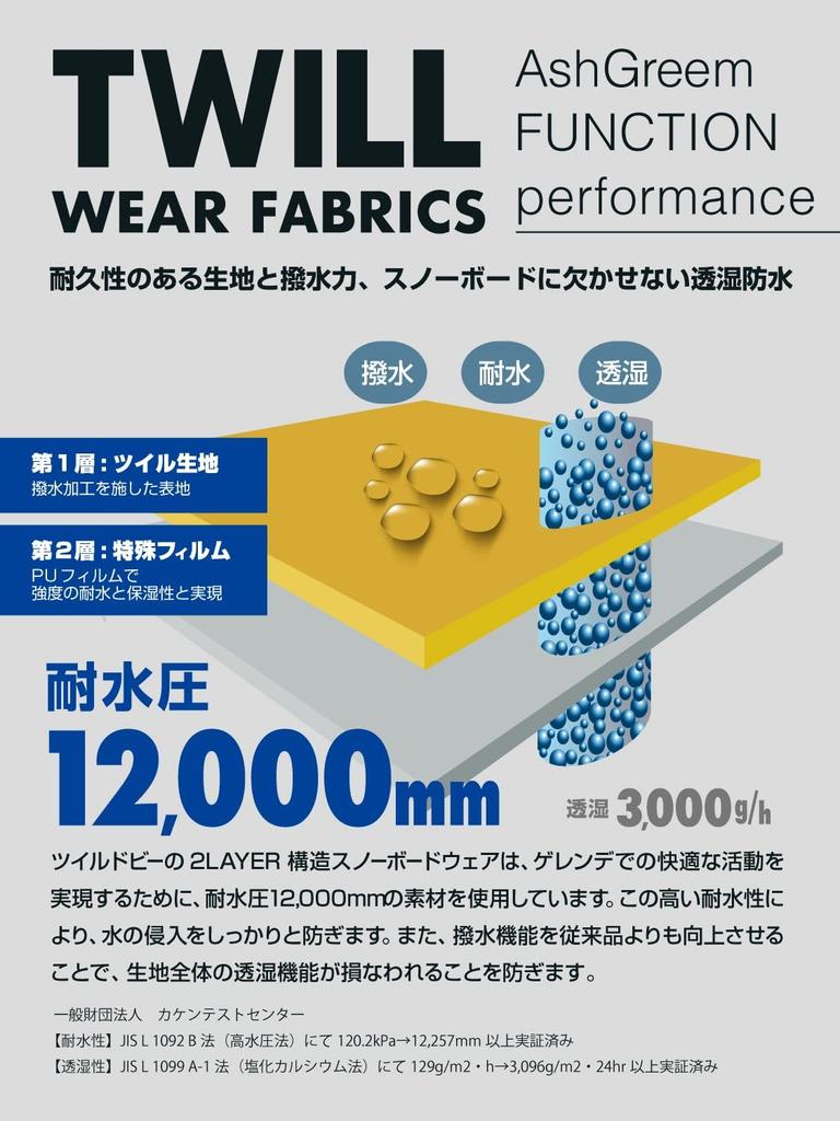 Ashgleem Snowboard Sizes Water and Size Snowboard Ski Thick Jacket, 4L/6L, 12,000mm Resistance, Men's Women's, AGJ-122BB TW081, 6L, Snowwear, Wear,