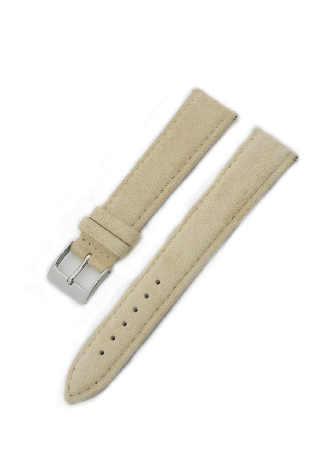 

CASSIS Nubuck watch strap Waterproof material on the back AUXERRE 18mm Beige Replacement tool included U1035B94026018