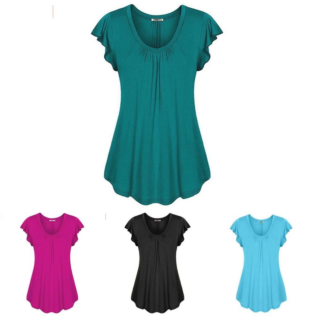 Casual Womens Summer Dress With Pleated Skirt And Ruffle Sleeves For Spring Fashion