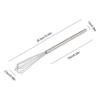 Manual Operation Egg Beater Handheld Egg Mixer Stainless Steel Wire Whisk  Baking Utensils