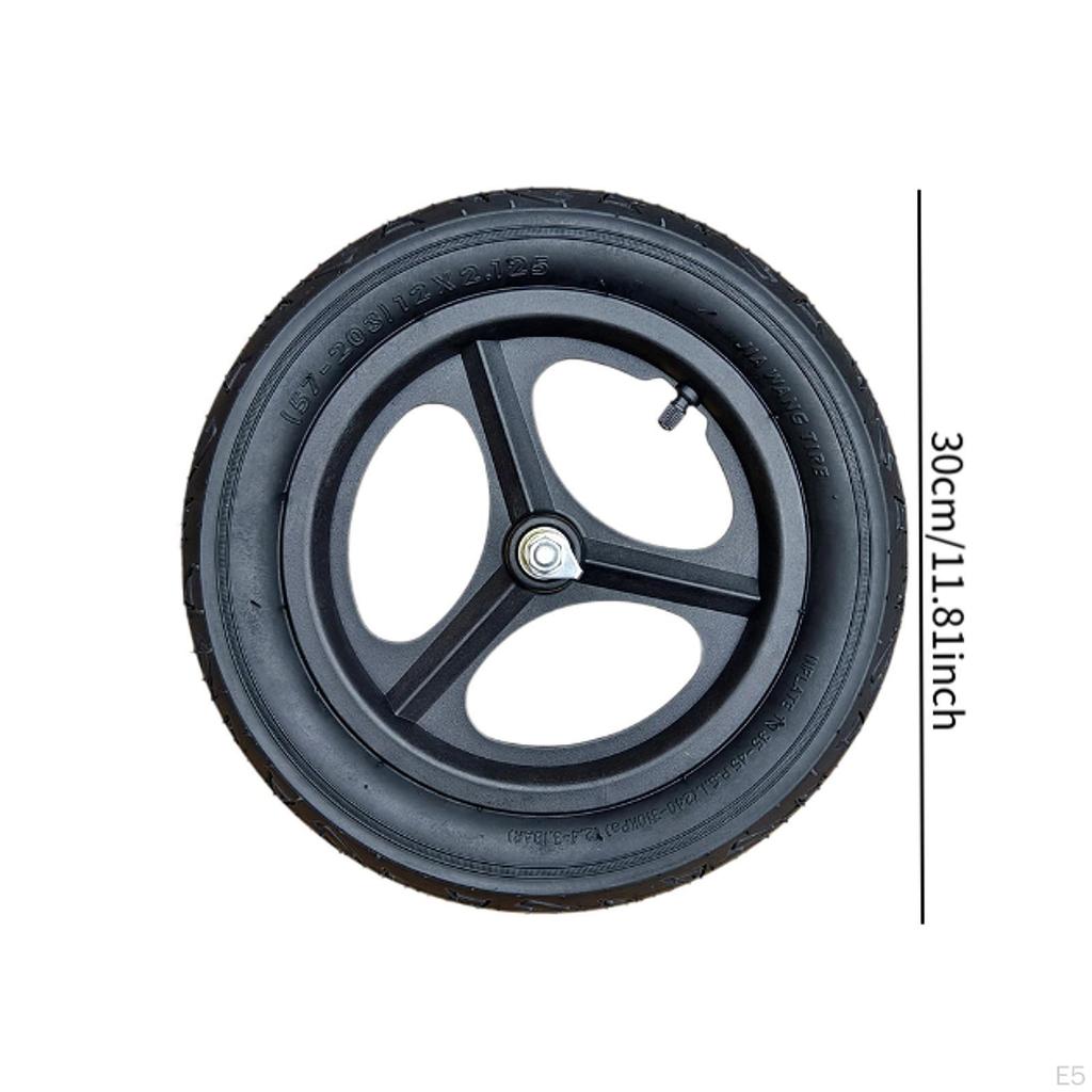 Balance Bike Replacement Wheel Air Tire Modification Accessory Maintenance Girls Boys Non Slip