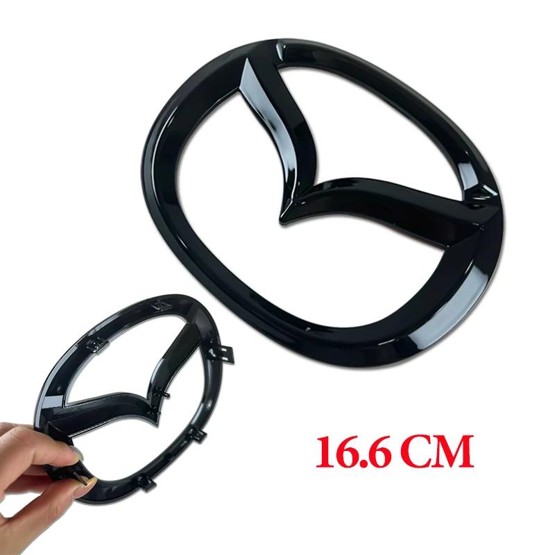 2025 Heißes Plastik Auto Frontklappen-Emblem für Mazda CX-5 CX5 Lenkrad-Abzeichen 3D Karosserie Ersetzungs-Aufkleber Heck-Heckklappen-Refitting-Dekor