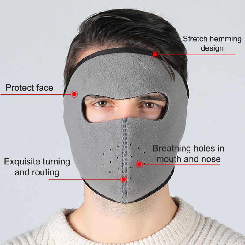Winter Outdoor Face Shield Forehead Protector Mask Riding Warm Cold Sports Mask Warm Mask Motorcycle Bike