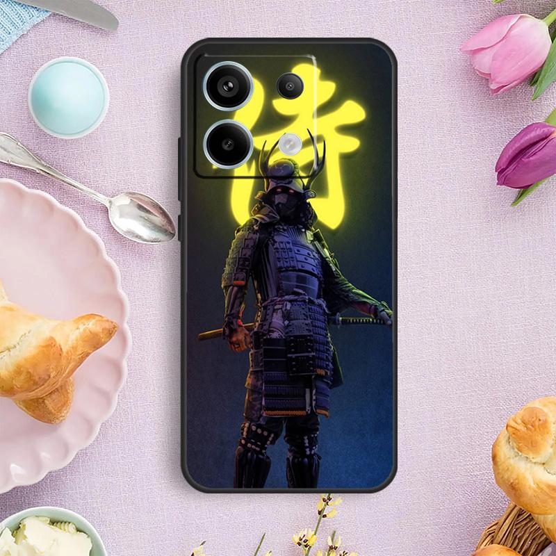 Samurai Japan Art Case For Xiaomi Redmi Note 13 11 10 12 14 15 Pro Plus Cover For Redmi 15 14C 10C 13C 12C 15C