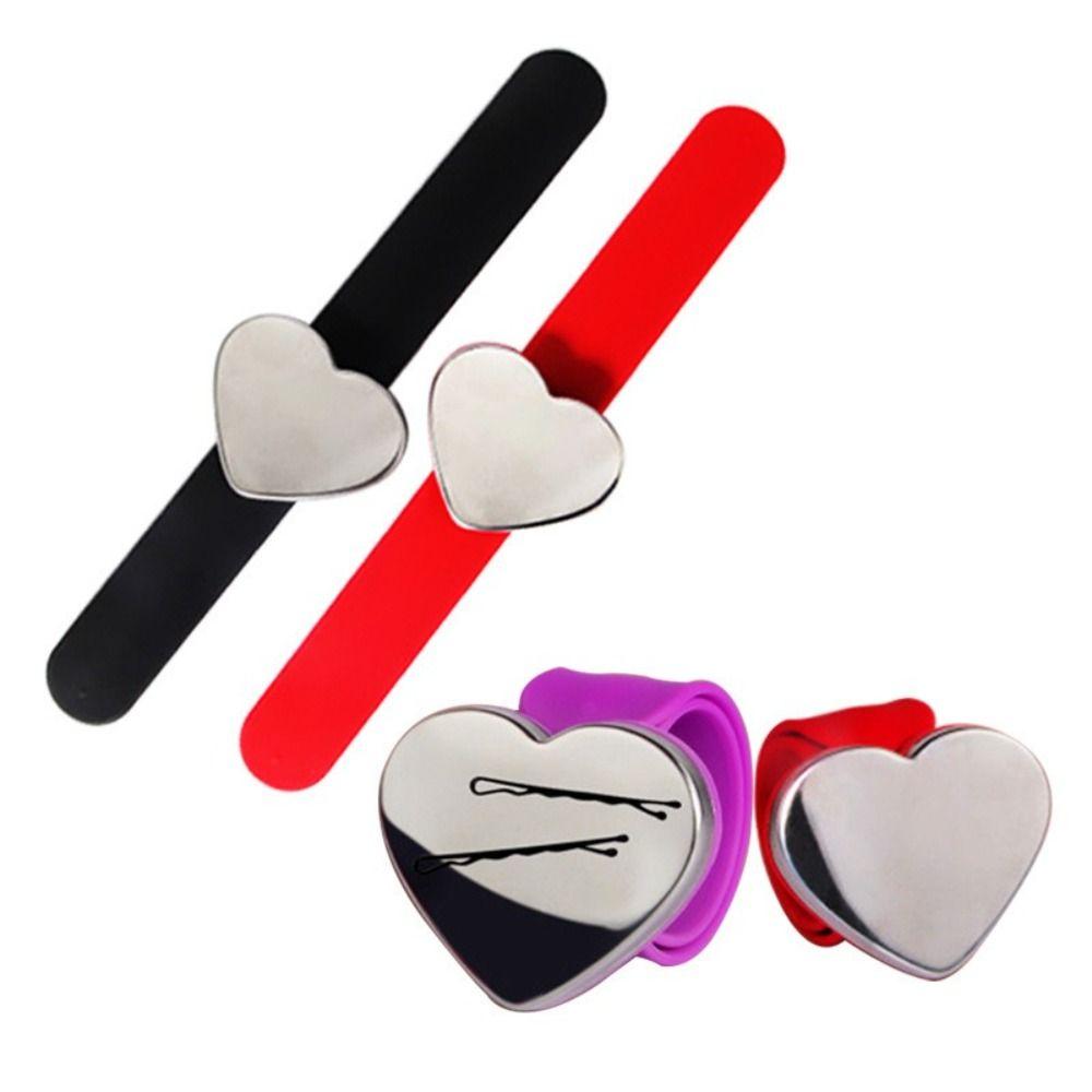 Silicone Hair Clip Holder Magnetic Silicone Wrist Strap Styling Tools Pin Cushion Storage  Sewing