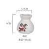 Chinese Retro Art Ceramic Toothpick Holder Cute Porcelain Table Ornament Durable Exquisite Container Multifunctional Mini Gadget