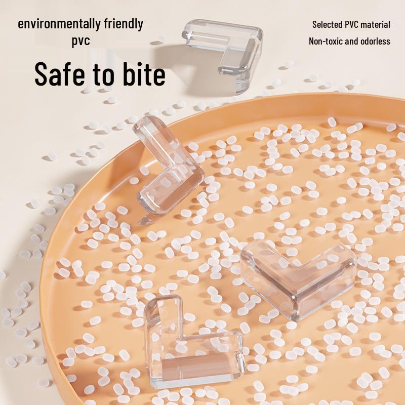Clear PVC Self-Adhesive Corner Protector for Child Safety