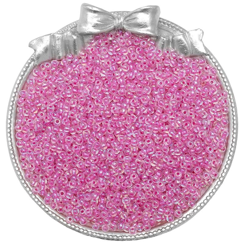 450G High Quality Glass Seed Beads Illusionary Pearl Light Dyeing Core Beads for Earring Bracelet DIY Jewelry Craft Accessoreis Making