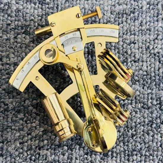 Vintage Solid Brass Nautical Ship Instrument Astrolabe Marine Sextant Maritime  Home Decor