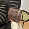 Summer New Casual Simple Fashion Messenger Bag Single Shoulder Casual Small Square Bag Casual Texture Multi-purpose Backpack