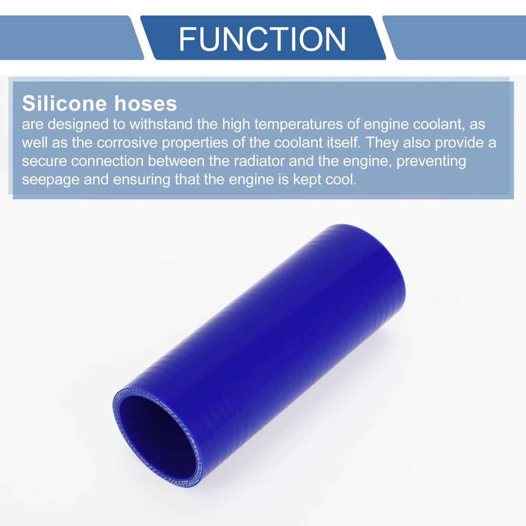 X AUTOHAUX Gerader Verbinder Silikonschlauch 48 mm Innendurchmesser 150 mm Länge 0 Grad Universell Auto