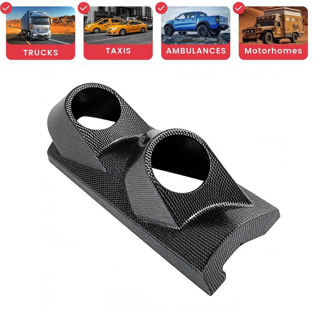 Racing Installations Dual Gauge Mount Right Hand Drive Vehicle Upgrade Dashboard Mount High-tensile ABS Easy Installation China Mainland