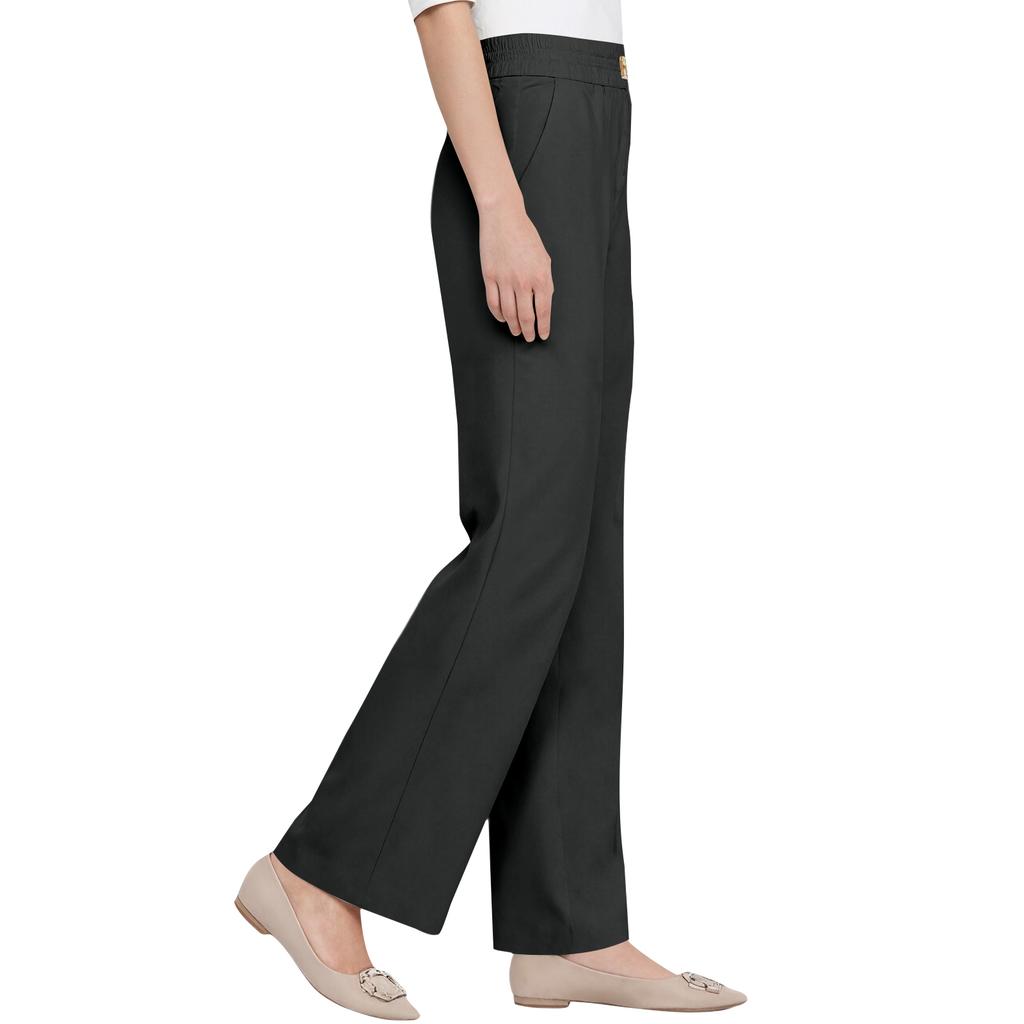 Women's Fashion Solid Color Pocket Perfect High Waist Stretch Pants