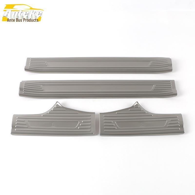 Autocolant decorativ prag ușă Leapmotor T03: Pedală de Bun Venit din Oțel Inoxidabil Bandă Luminoasă pentru 20 de Modele - Accesorii Auto