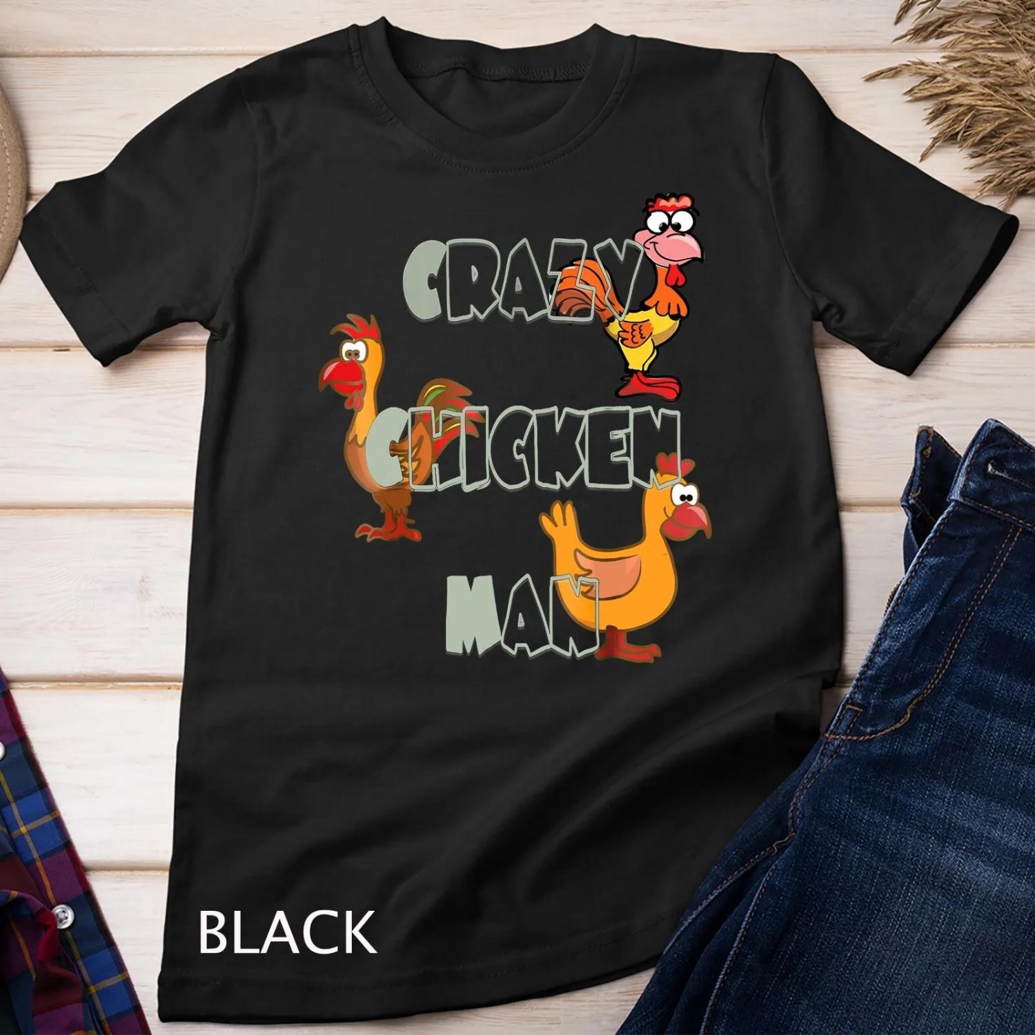 Crazy Chicken Man T shirt S