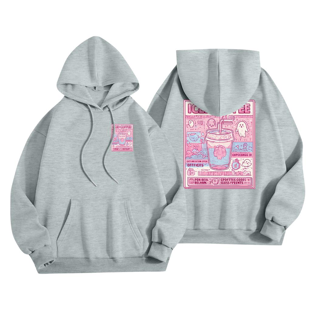 Children's Casual Fashion Halloween Print Long-Sleeved Hooded Sweatshirt