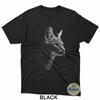 Savannah Cat Lover Graphic Drawing Portrait Text Art T-Shirt