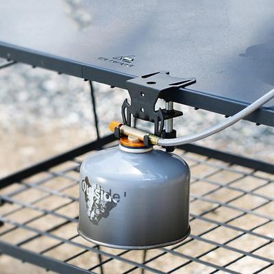 Crochet pour bombonne de gaz Outdoor Multi-usage Crochet pour bouteille de gaz Avec plaque de suspension Décapsuleur Table de camping Réchaud à gaz Crochet pour bombonne