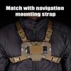 Tactical Vest Phone Holder Molle Mount, Universal Chest Phone Board Carrier Foldable Navigation