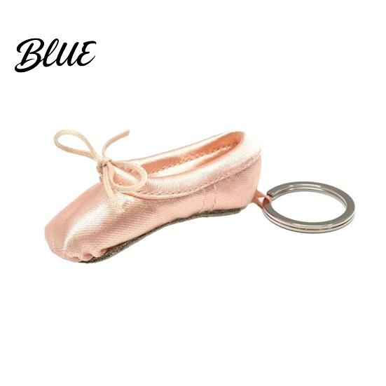 Ballerina Gift Keychain Pendant Handmade Mini Pointe Shoe Charm Ballet
